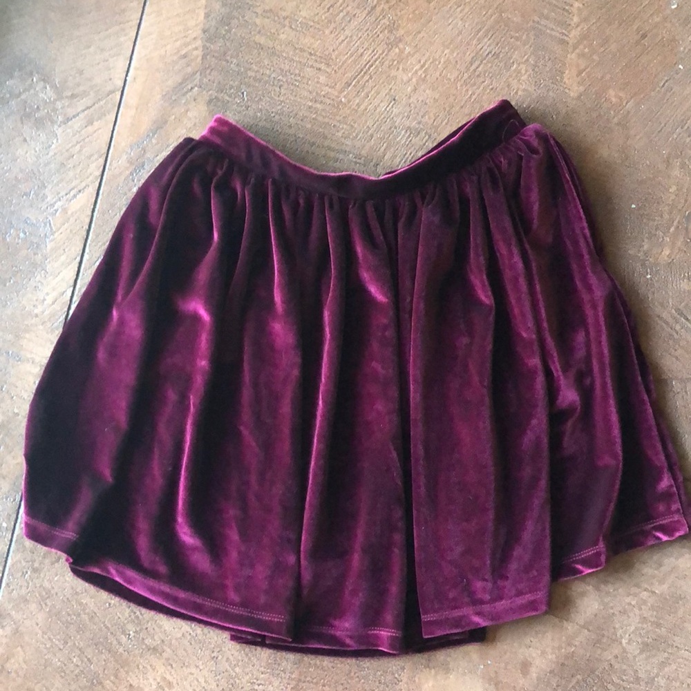 Velvet skirt